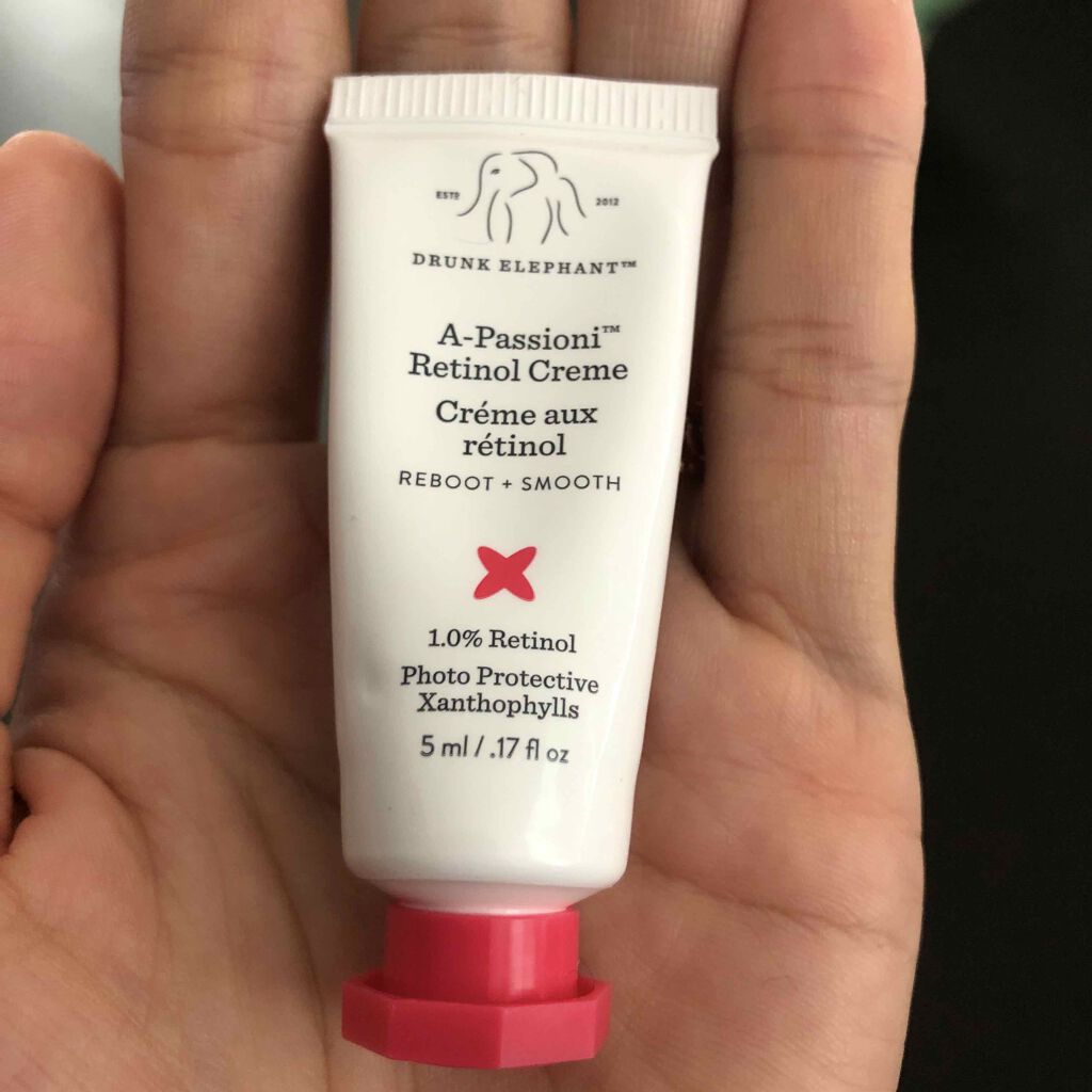 Drunk Elephant  A-パッショーニ レチノール クリーム クリーム オー レチノールのクチコミ「前に「Allieを使うと白いモロモロが出る😭」と投稿したんですが、完全に私の間違いでした💦
ご.....」（1枚目）