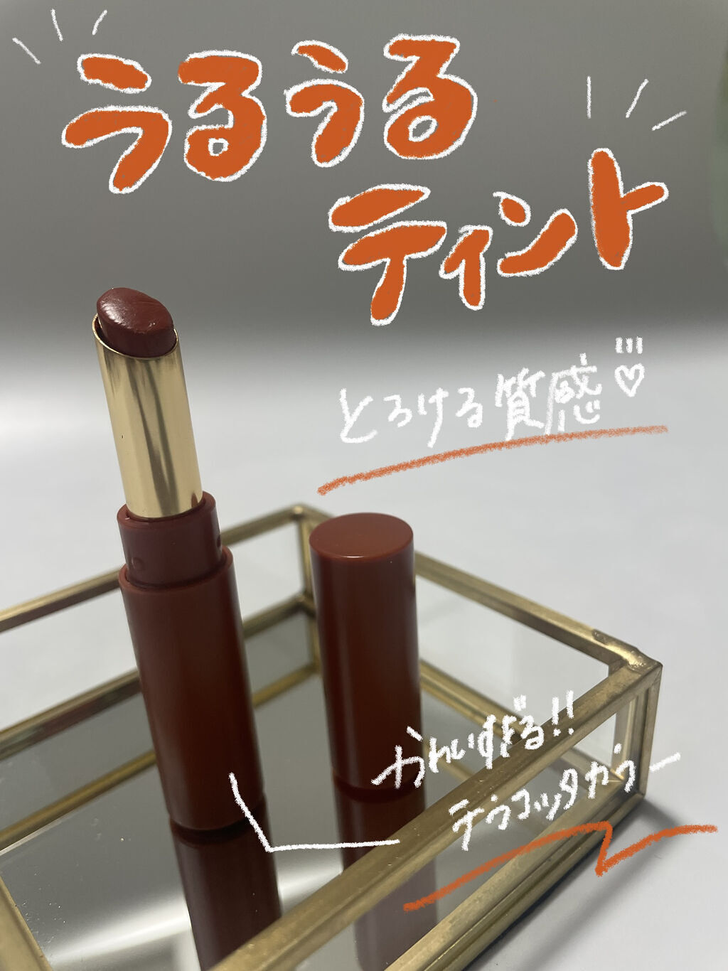 エテュセ リップエディション(ティントルージュ) 05 テラコッタオレンジ/ettusais/リップティントを使ったクチコミ（1枚目）