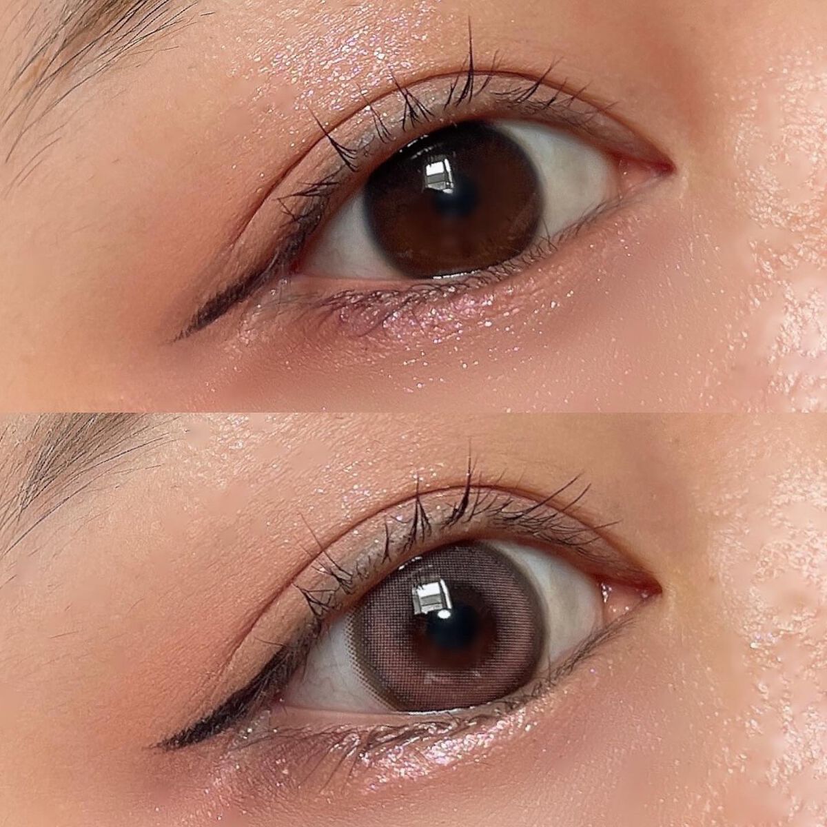 chuuLENS Milk&Tea 1day/chuu LENS/ワンデー(1DAY)カラコンを使ったクチコミ(3枚目)