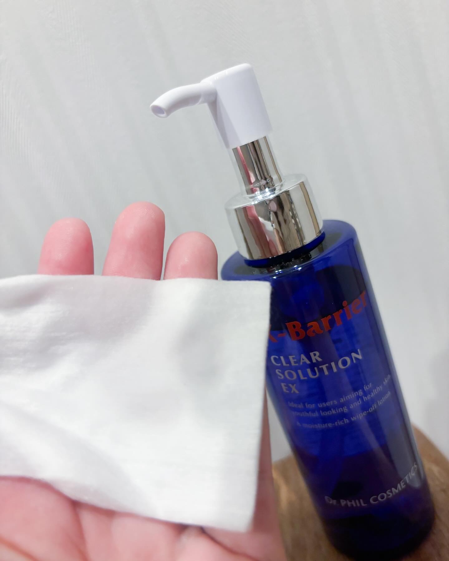 フイルナチュラント　エクスバリア　クリア ソリューション EX/ドクターフィルコスメティクス/拭き取り化粧水を使ったクチコミ（3枚目）