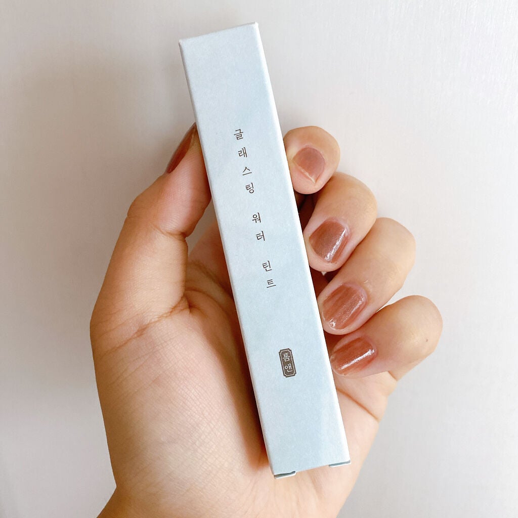 グラスティングウォーターティント 韓服エディション/rom&nd/リップティントを使ったクチコミ(5枚目)