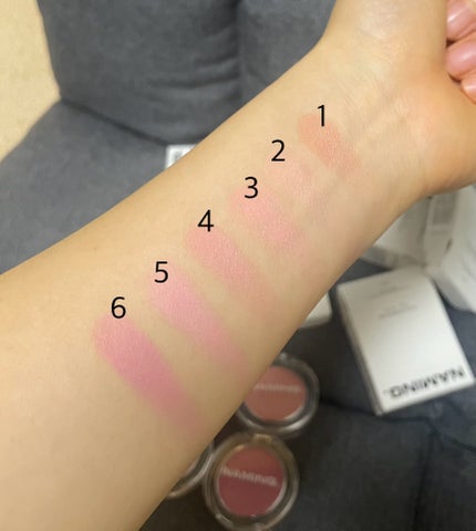 ネーミング フラッフィーパウダーブラッシュ/NAMING./パウダーチークを使ったクチコミ(5枚目)