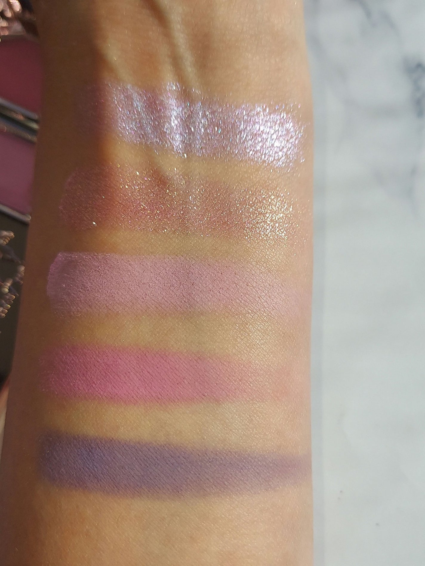 ストロベリーロココ アイシャドウパレット/FlowerKnows/アイシャドウパレットを使ったクチコミ(4枚目)