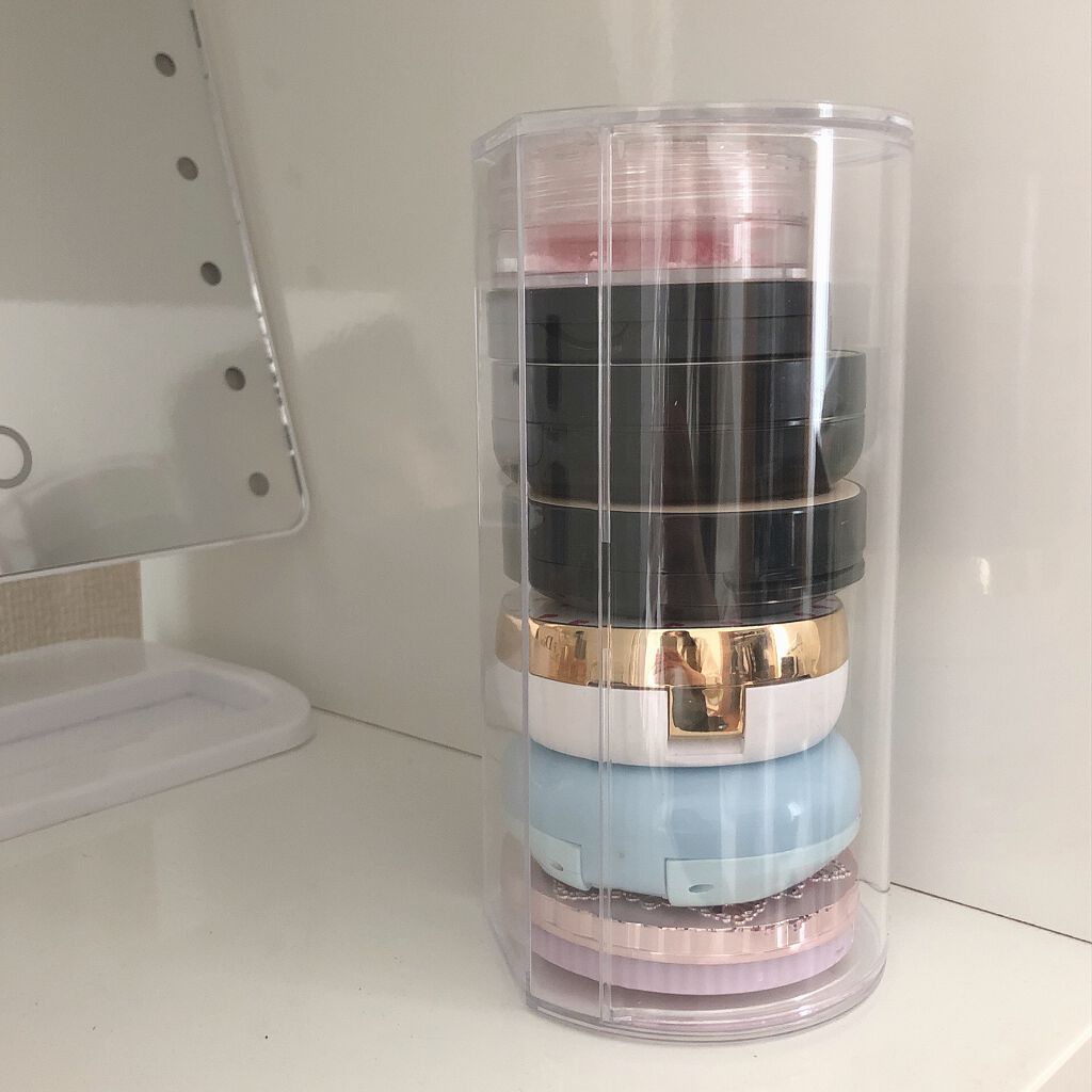 試してみた ディスプレイケース 円柱型 セリア Lips 試してみた ディスプレイケース 円柱型 セリア Lips