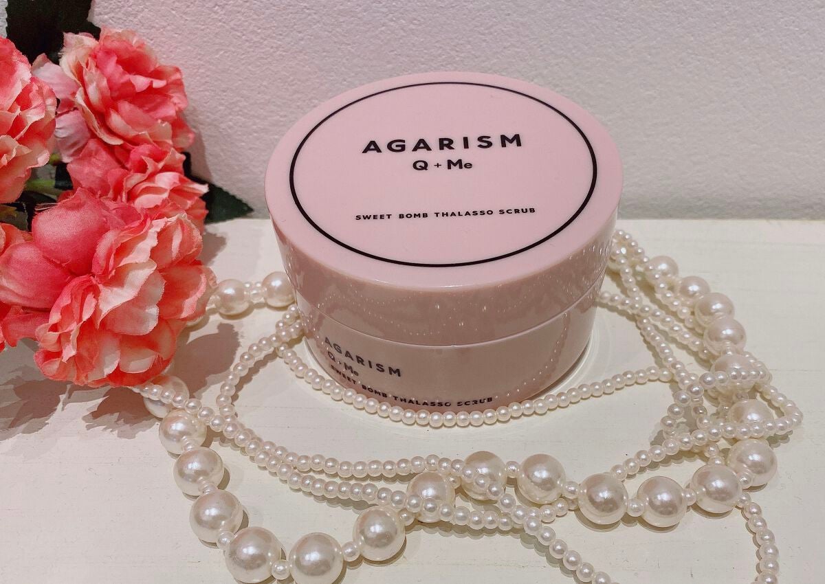 Q+Me スウィート ボム タラソ スクラブ/AGARISM/バスト・ヒップケアを使ったクチコミ(1枚目)