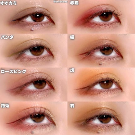 エクスプローラ12色 動物アイシャドウパレット/PERFECT DIARY/アイシャドウパレットを使ったクチコミ(10枚目)