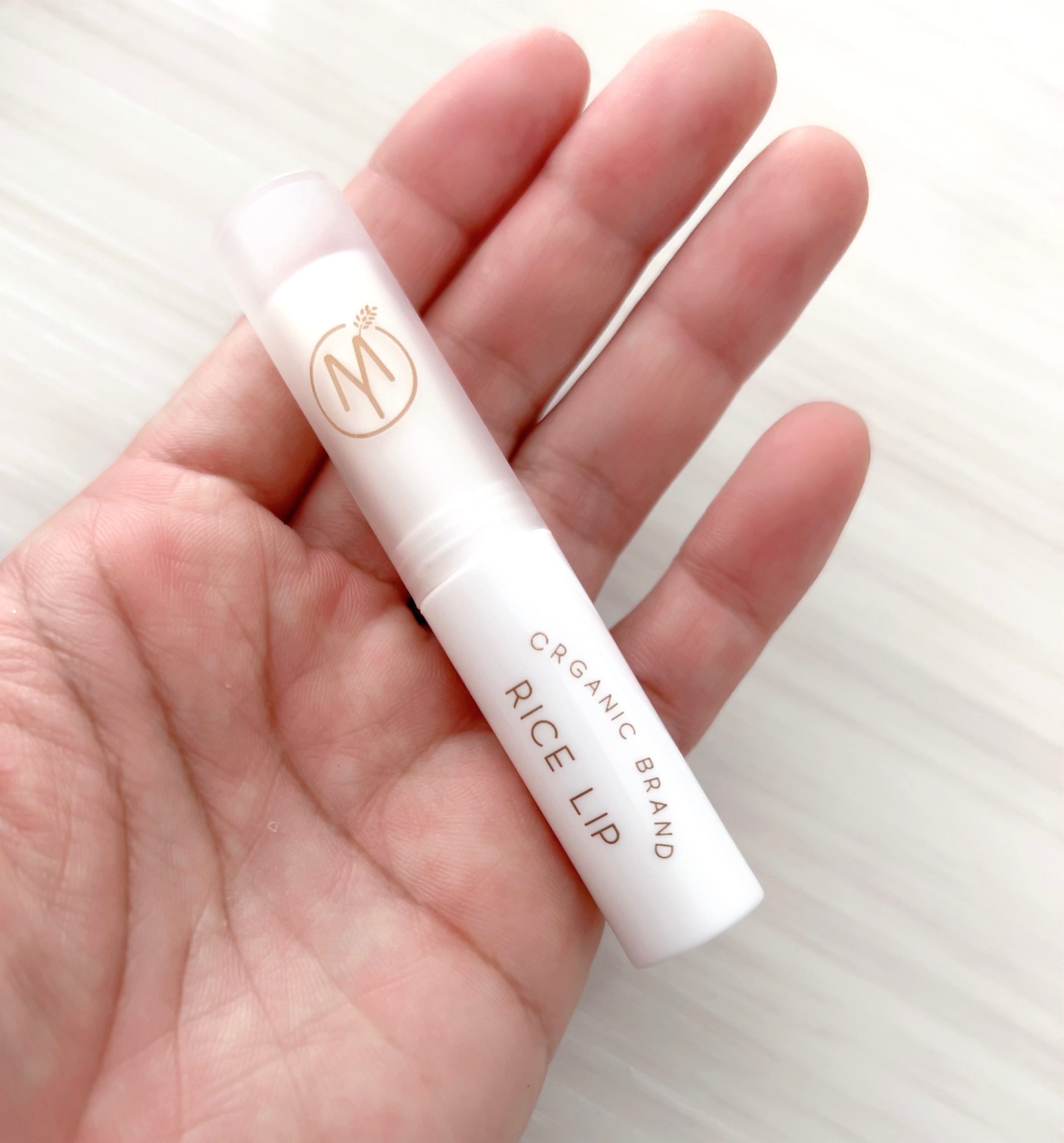 マイオーガニー！ ライスリップ(無香料)/マイオーガニー/リップクリームを使ったクチコミ（3枚目）