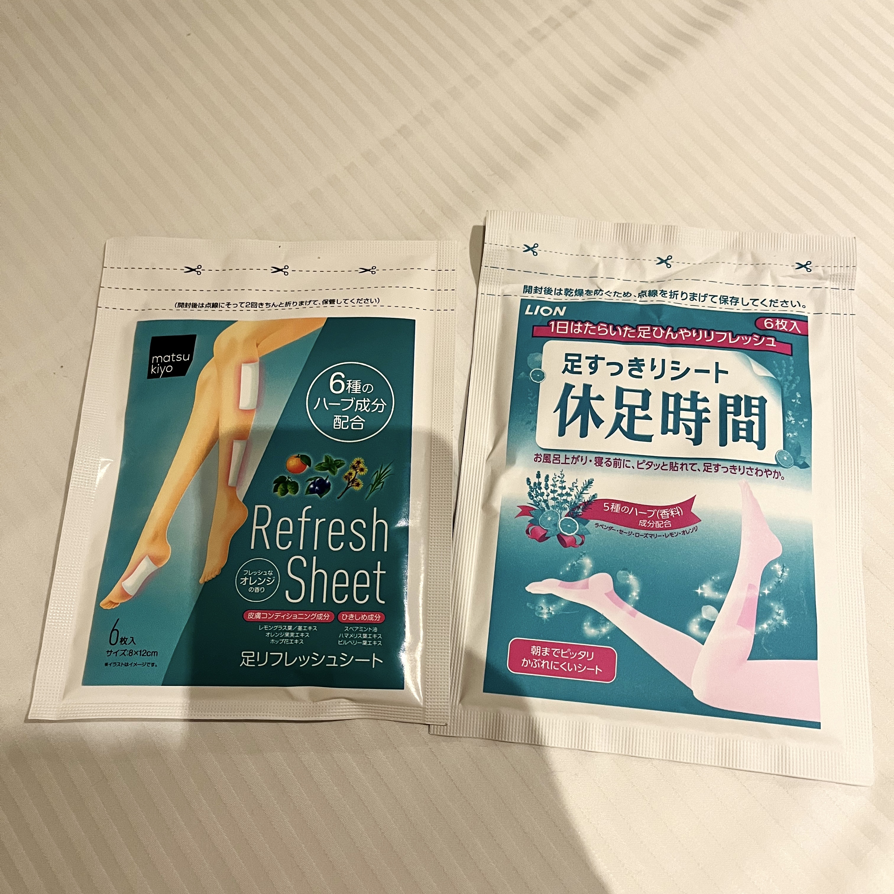 休足時間　足すっきりシート/休足時間/レッグ・フットケアを使ったクチコミ（1枚目）