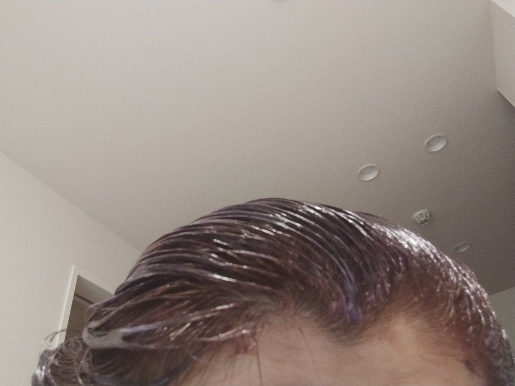 カラーリングミルク【旧】/パルティ/ヘアカラーを使ったクチコミ(2枚目)