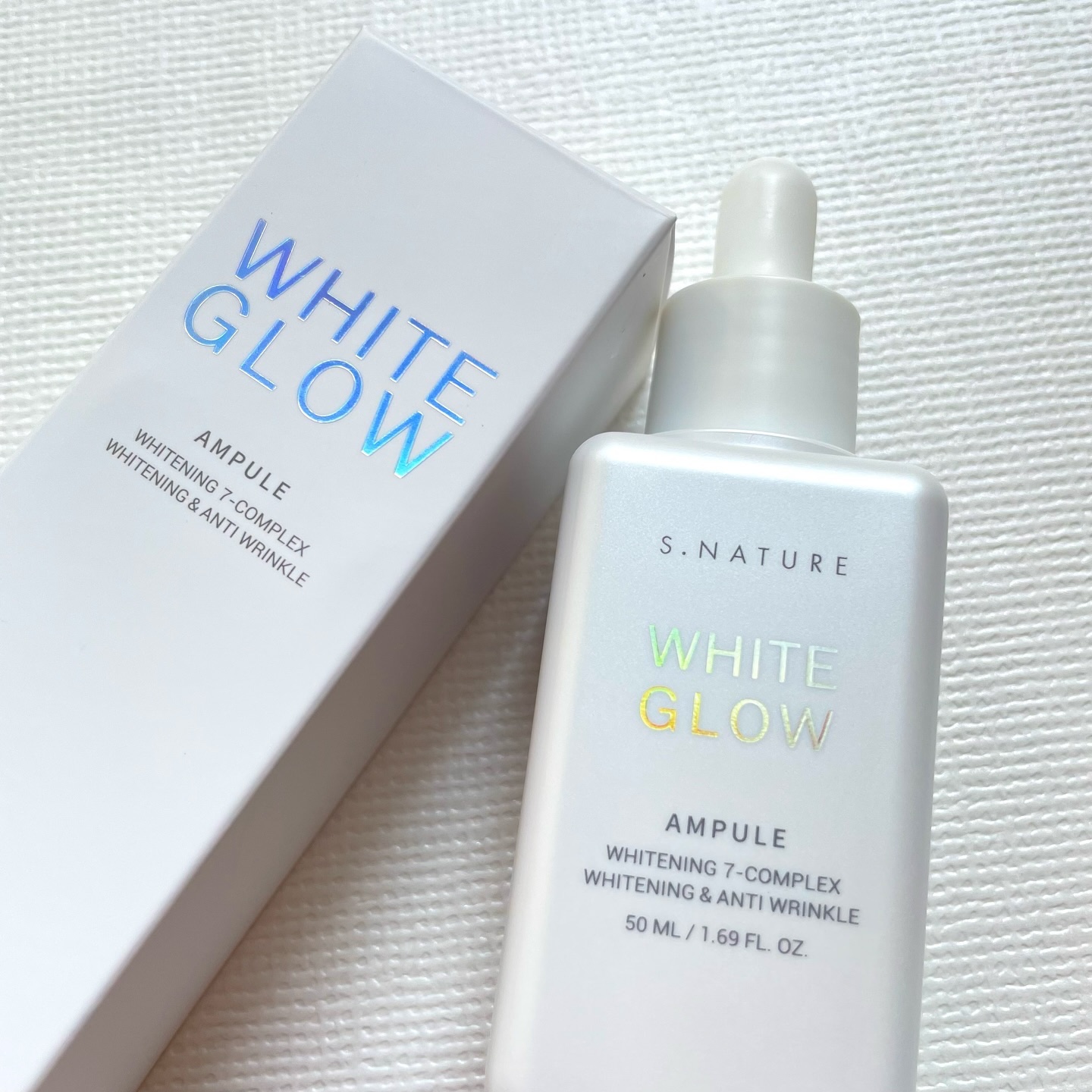 ホワイトグロウアンプル/S.NATURE/美容液を使ったクチコミ（2枚目）