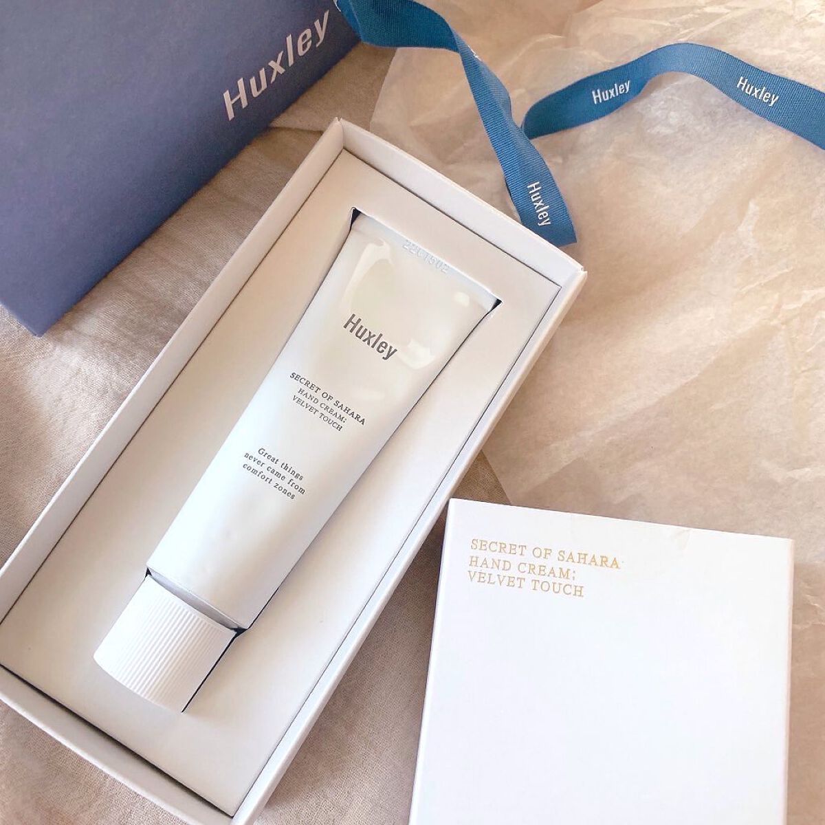 ハンドクリーム;ベルベットタッチ/Huxley/ハンドクリームを使ったクチコミ(3枚目)