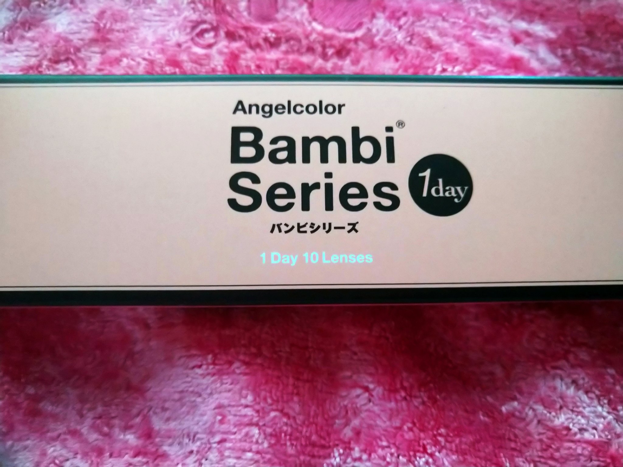 Angelcolor Bambi Series 1day  ローズベージュ(WEB限定カラー)/AngelColor/ワンデー（１DAY）カラコンを使ったクチコミ（1枚目）