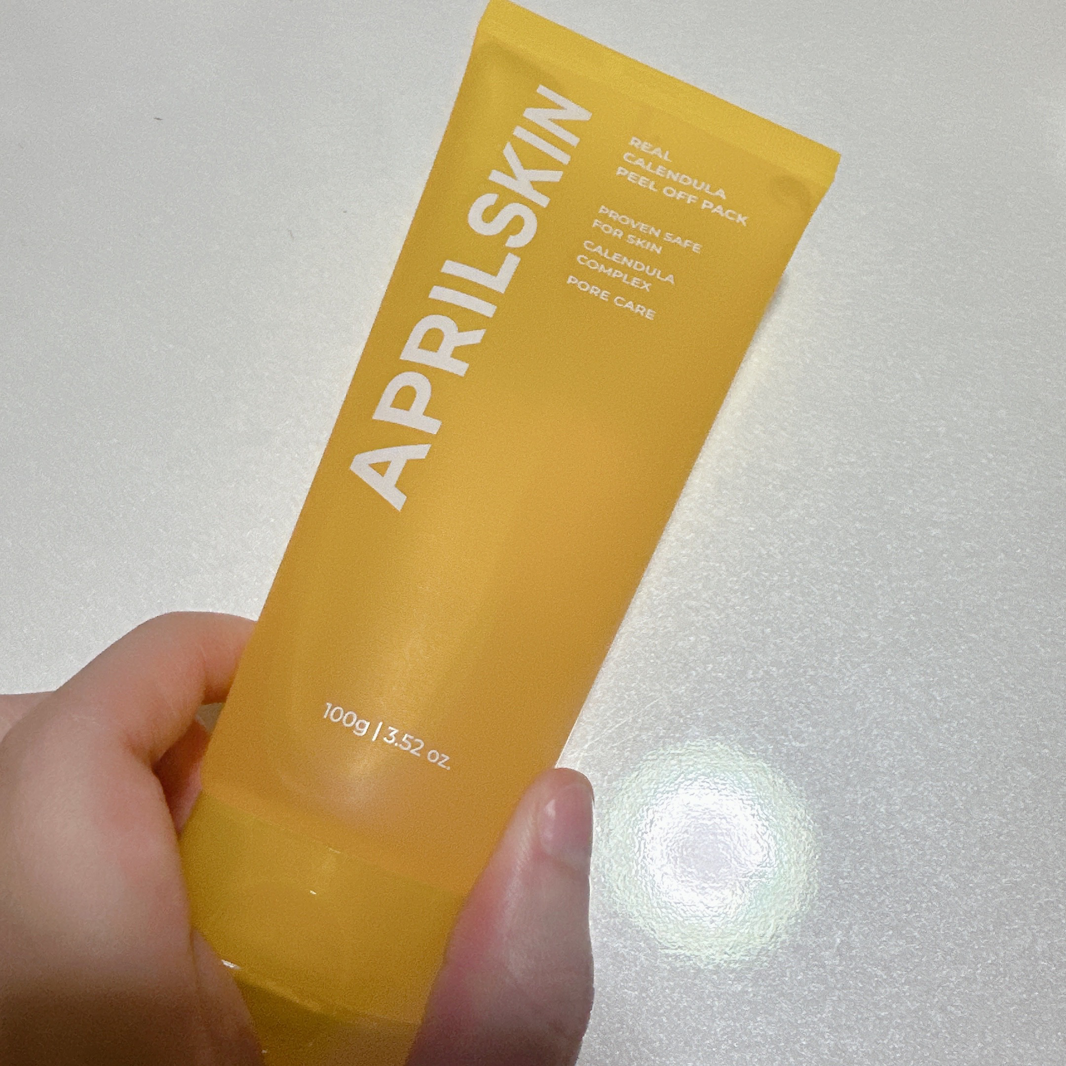 リアルカレンデュラピールオフパック/APRILSKIN/ピーリングを使ったクチコミ（2枚目）