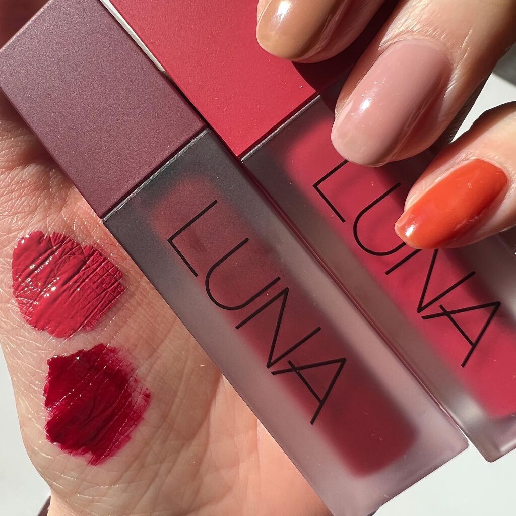 マットティントレザー/LUNA/リップティントを使ったクチコミ（3枚目）