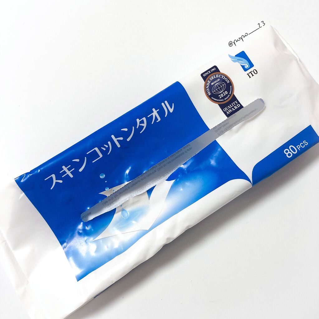 スキンコットンタオル/ITO/クレンジングタオルを使ったクチコミ(1枚目)