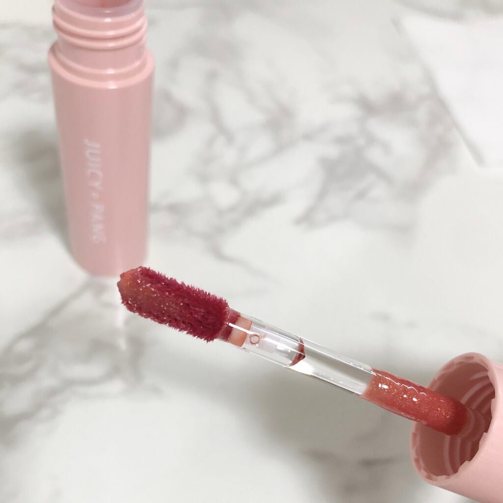 アピュー ジューシーパン スパークリングティント/A’pieu/口紅を使ったクチコミ(3枚目)