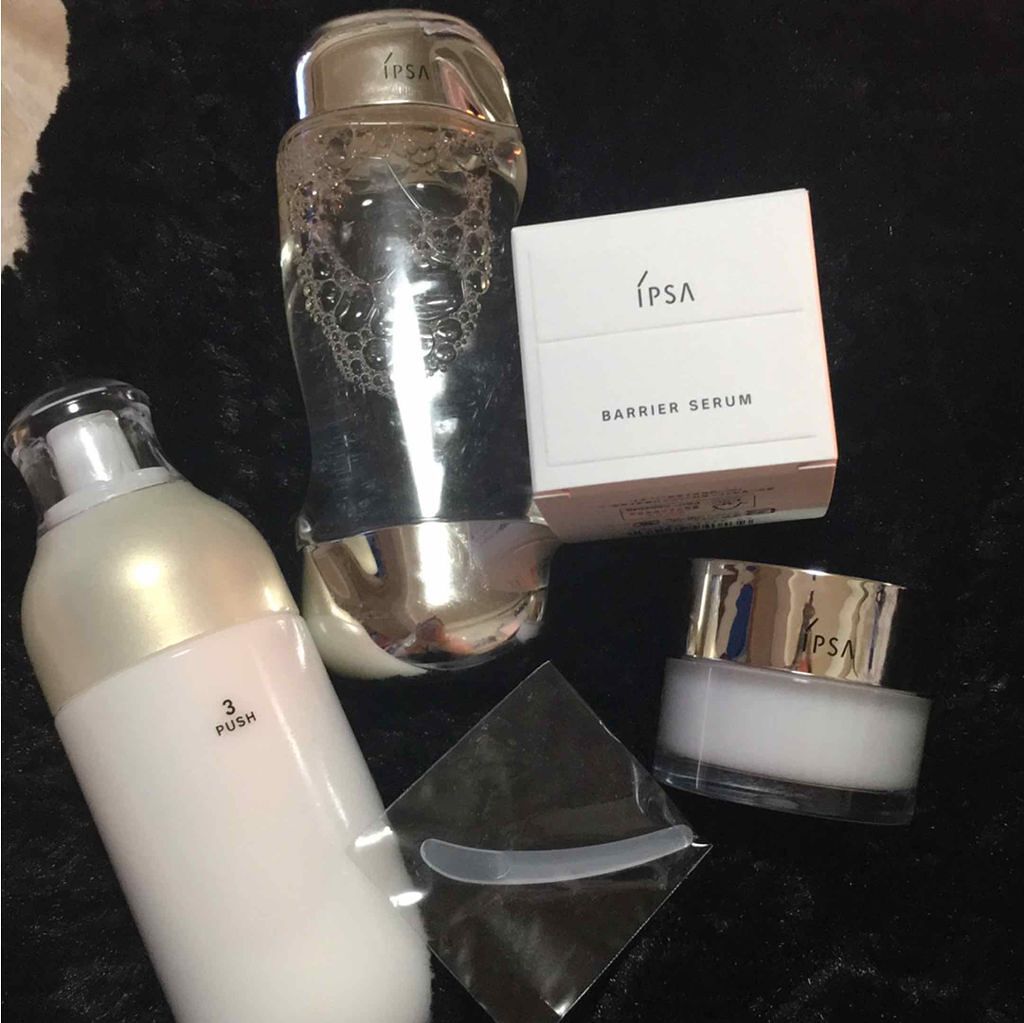 IPSA バリアセラムのクチコミ「こちらは、
イプサバリアセラムになります💓


ずっと欲しかったんですが、
売り切れで買えなく.....」（3枚目）