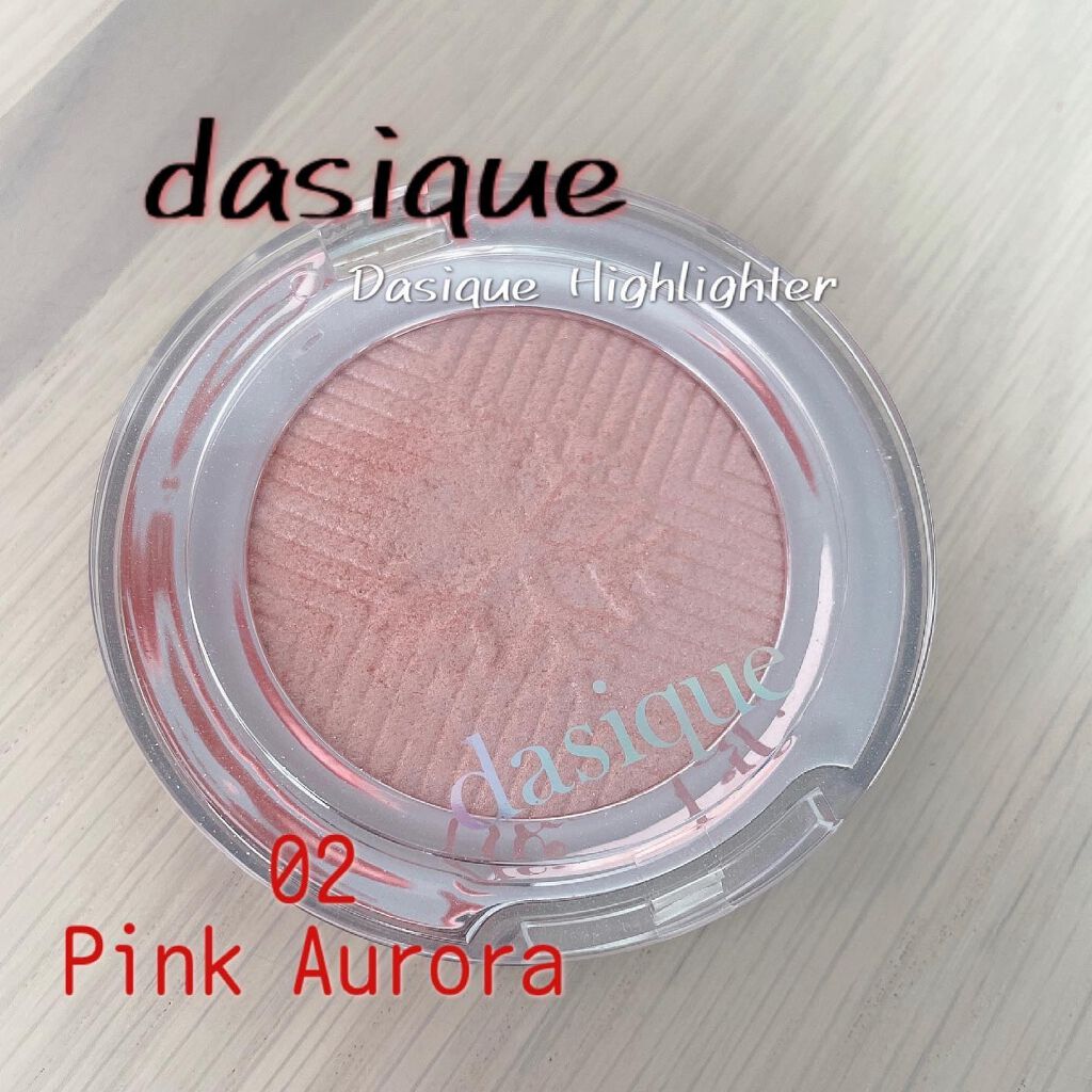 ホリデーハイライター #02 PINK AURORA/dasique/パウダーハイライトを使ったクチコミ（1枚目）