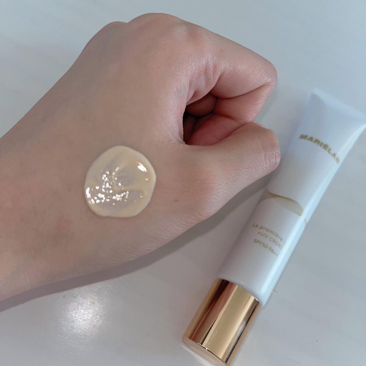 UVクリーム La premiere chose/MARIÉLAN/日焼け止めクリームを使ったクチコミ（2枚目）