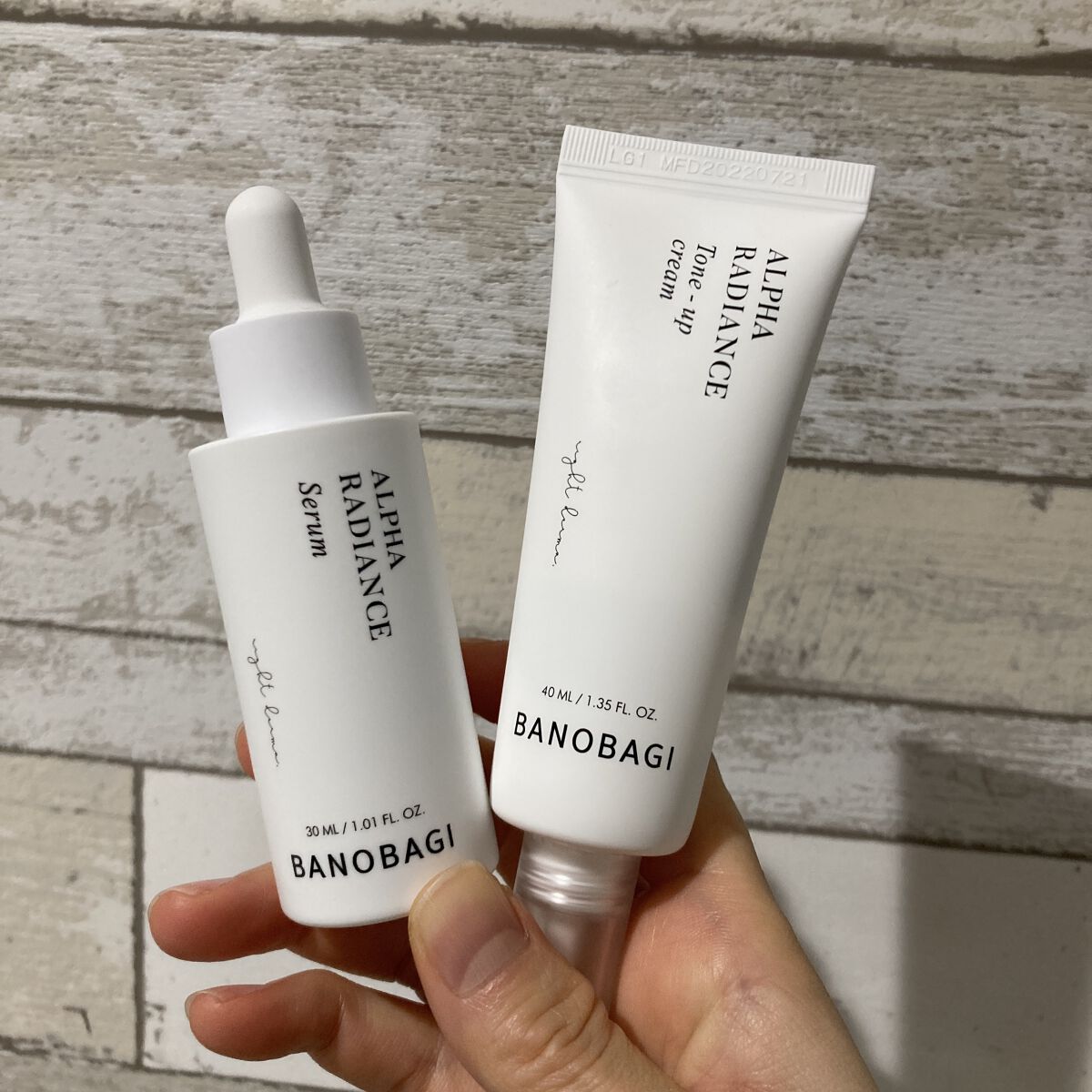 アルファ ラディアンス トーンアップクリーム/BANOBAGI/フェイスクリームを使ったクチコミ（1枚目）