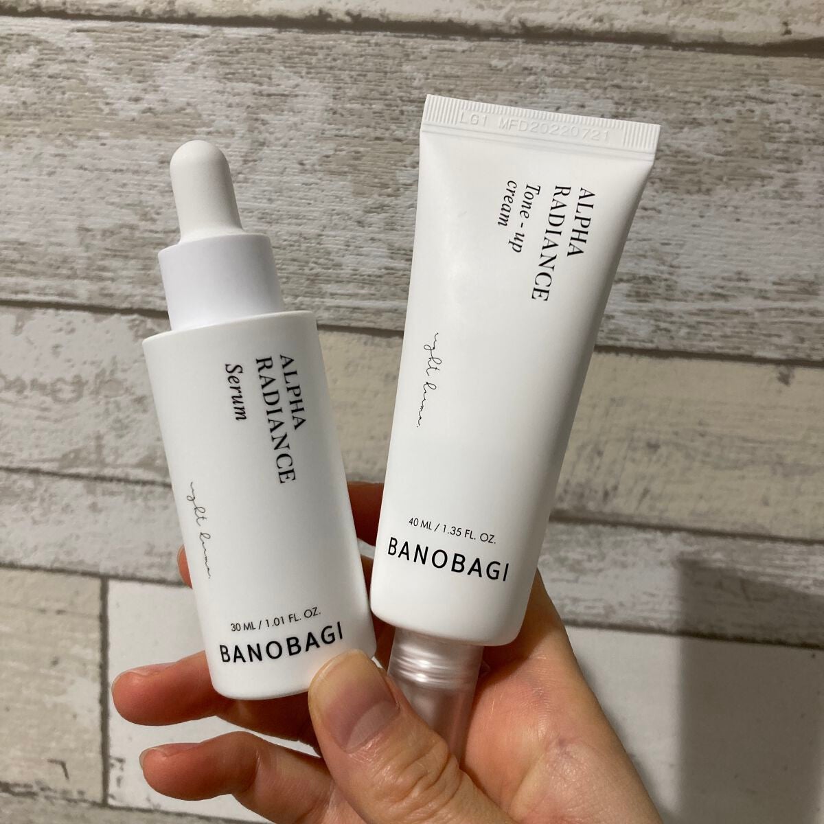 アルファラディアンスグローセラム/BANOBAGI/美容液を使ったクチコミ(1枚目)