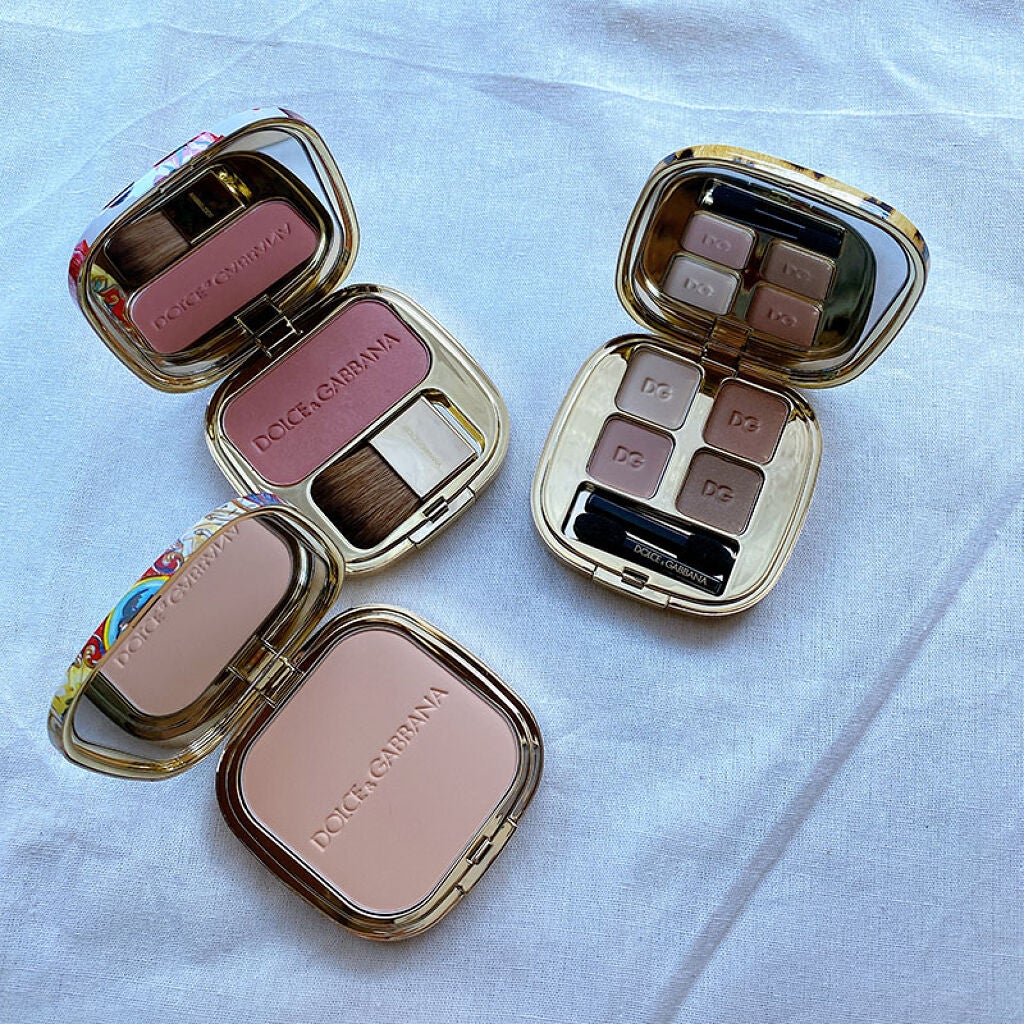 フェリンアイズ インテンスアイシャドウ クアッド/DOLCE&GABBANA BEAUTY/アイシャドウパレットを使ったクチコミ(2枚目)