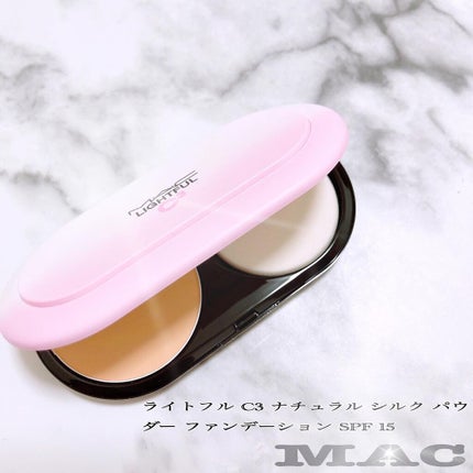 ライトフル C3 ナチュラル シルク パウダーファンデーション/M・A・C/パウダーファンデーションを使ったクチコミ(1枚目)