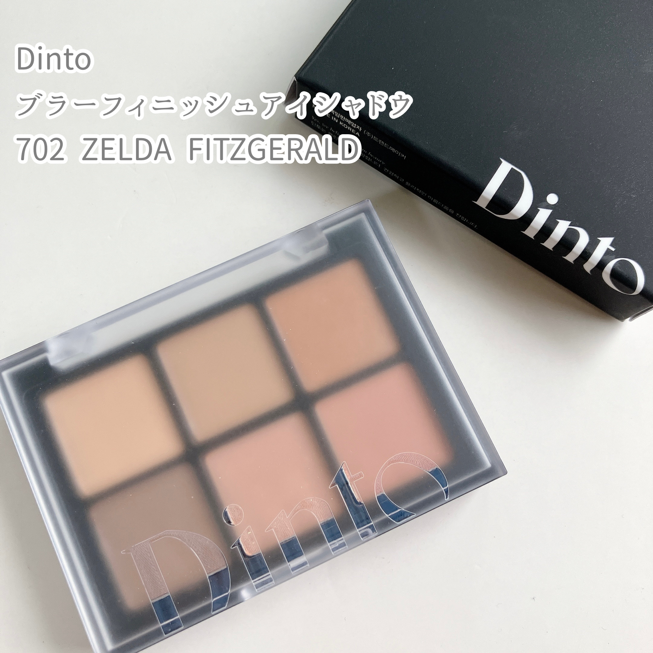 ブラーフィニシュシャドウパレット/Dinto/アイシャドウパレットを使ったクチコミ（2枚目）