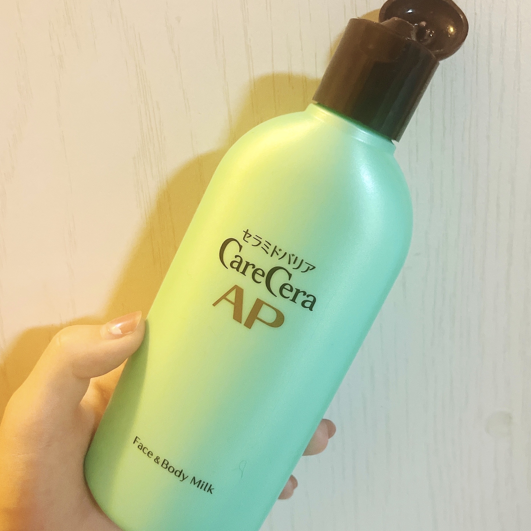 ケアセラ APフェイス＆ボディ乳液/ケアセラ/ボディミルクを使ったクチコミ（1枚目）