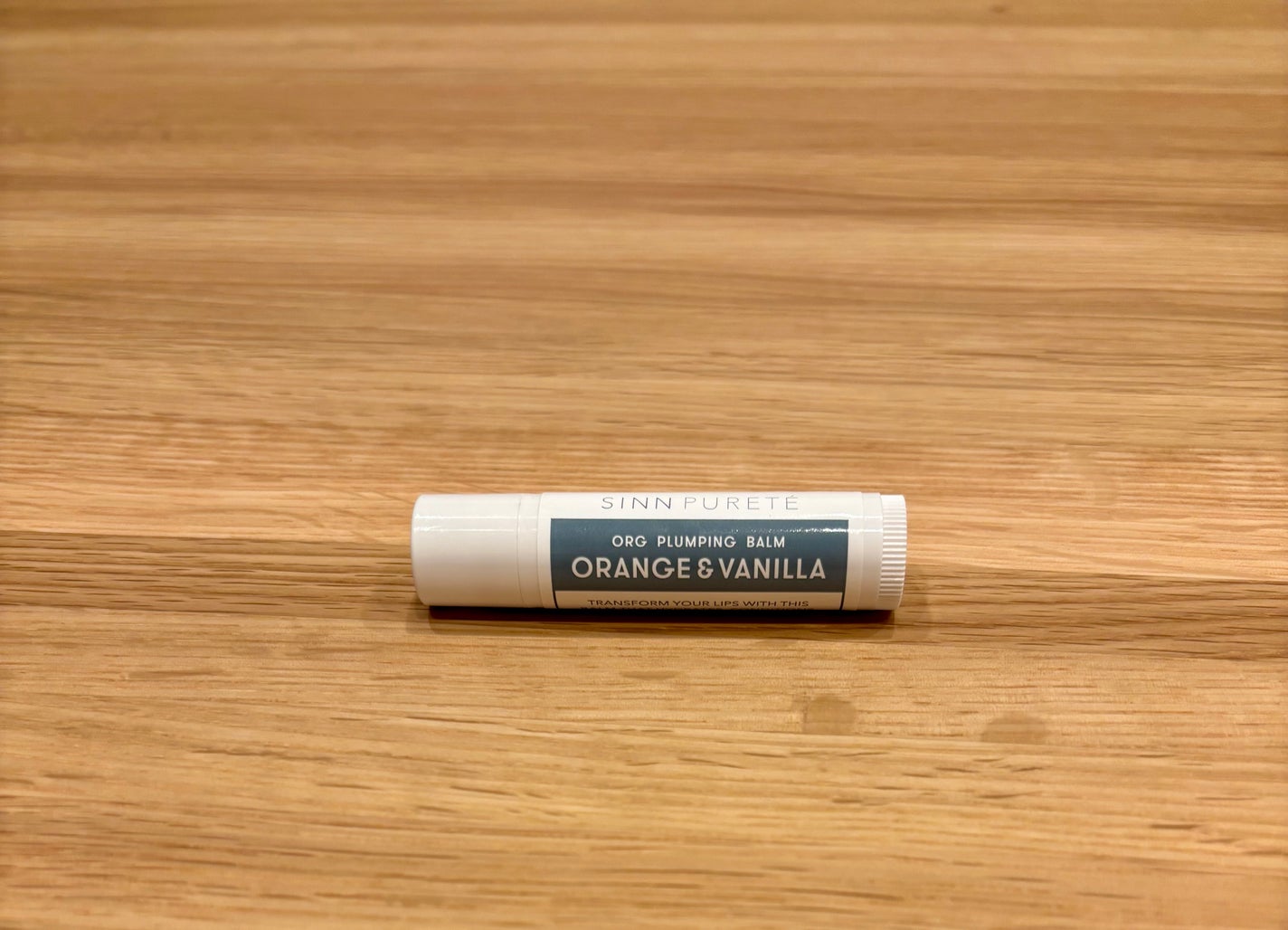 オーガニック プランピングバーム ORANGE&VANILLA/SINN PURETÉ/リップバームを使ったクチコミ(1枚目)