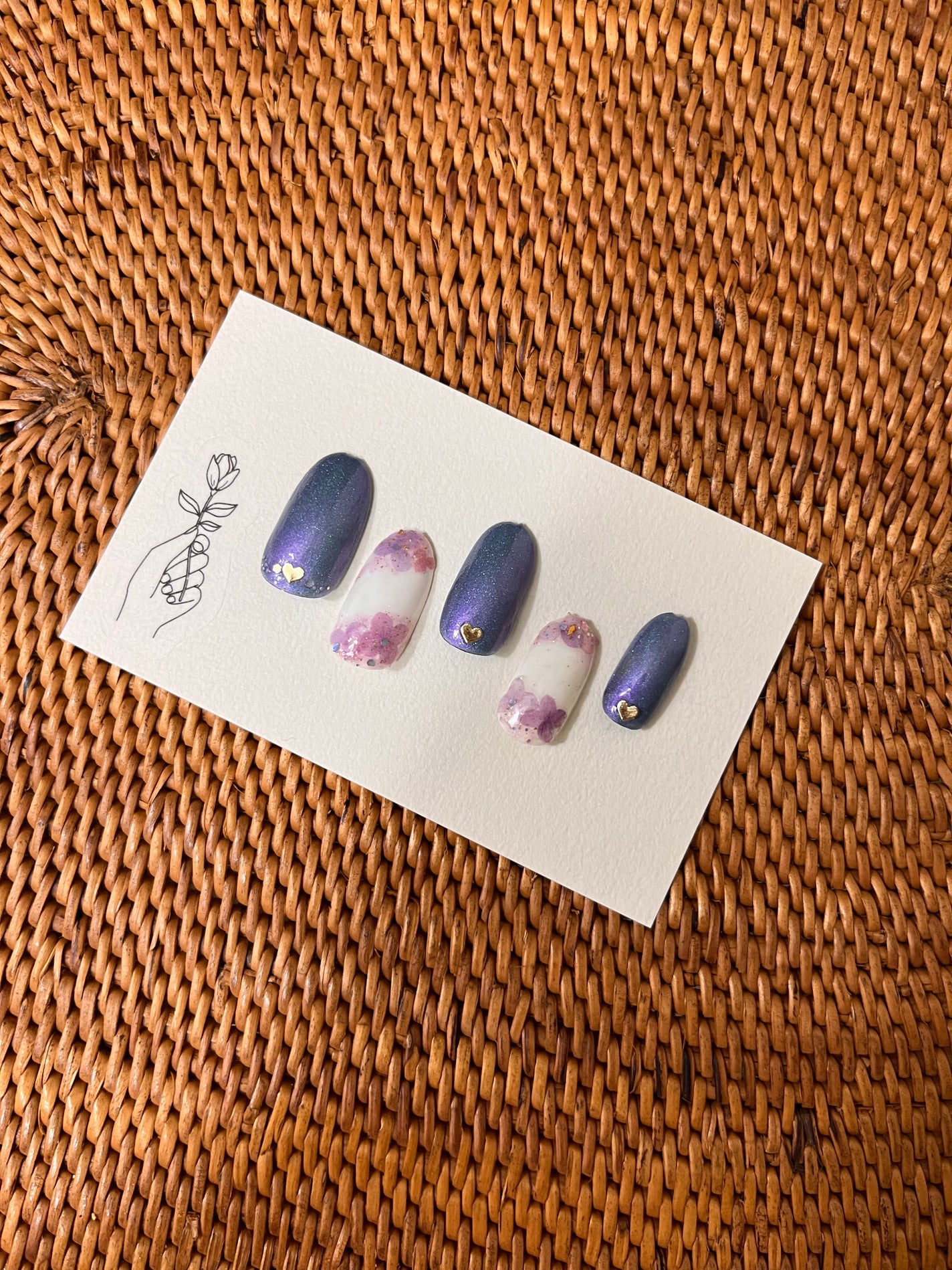 ネイルシール/セリア/ネイルシールを使ったクチコミ(2枚目)