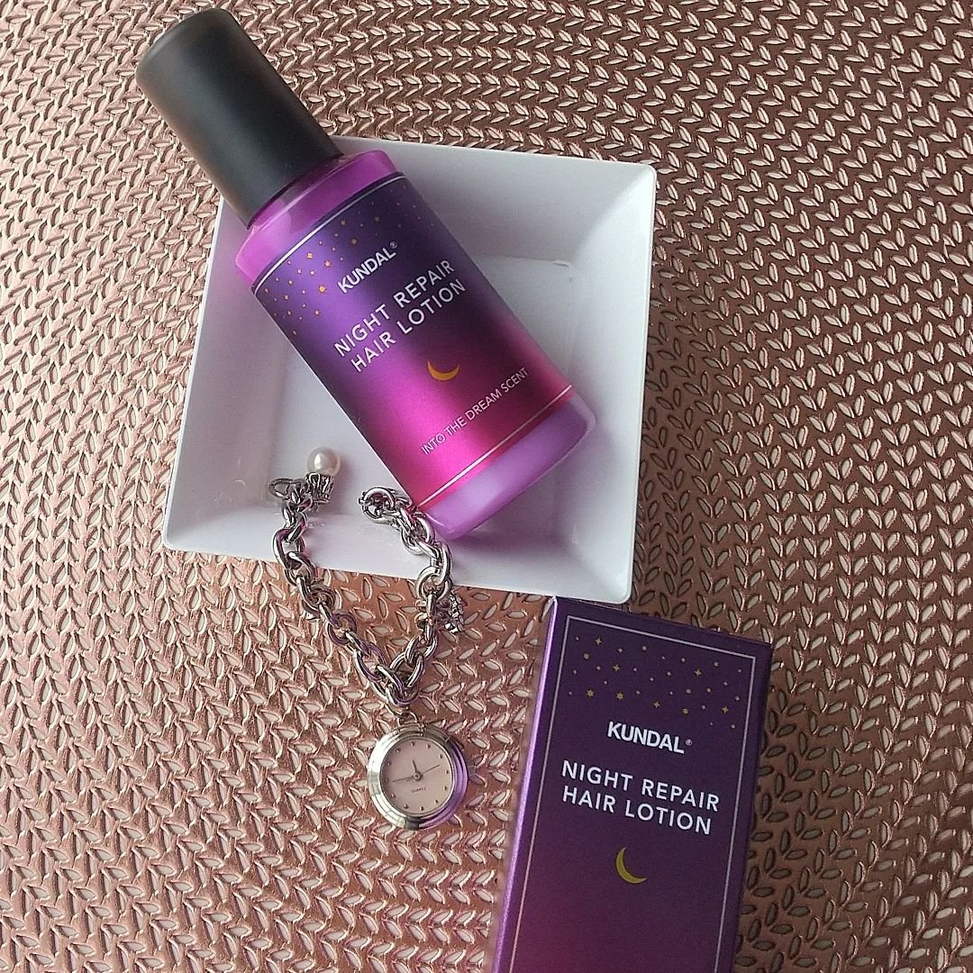 ナイトリペアミルク/KUNDAL/アウトバストリートメントを使ったクチコミ（1枚目）