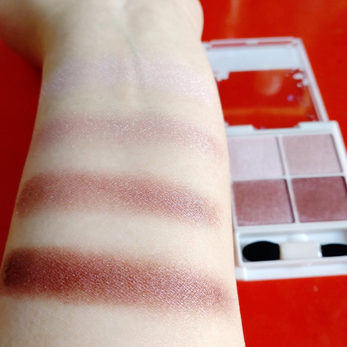 シルキースフレアイズ/キャンメイク/アイシャドウパレットを使ったクチコミ(7枚目)