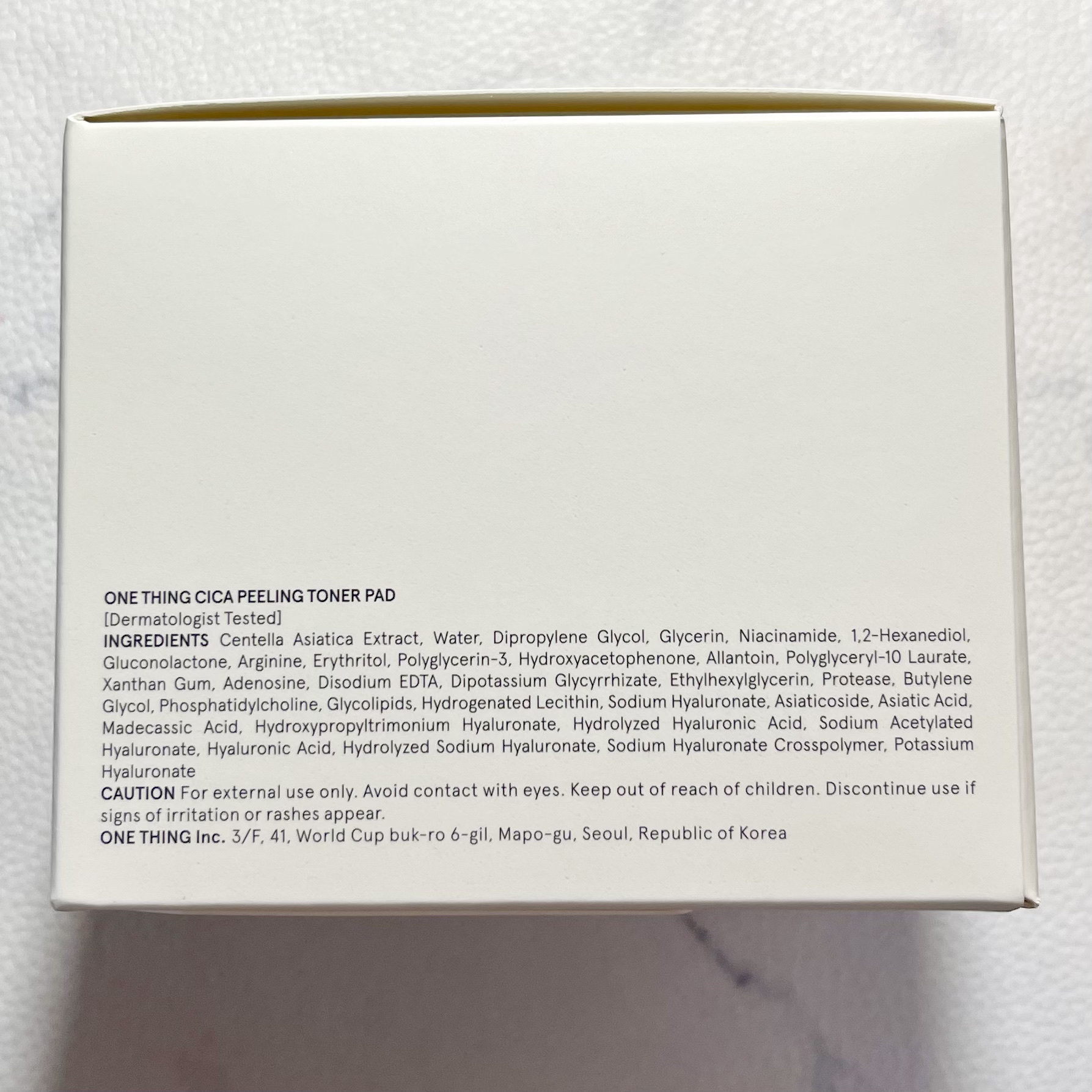 シカピーリングトナーパッド/ONE THING/トナーパッドを使ったクチコミ（3枚目）
