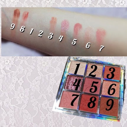 クォーツ 9色アイシャドウパレット(ドリームランドアイシャドウ)/ZEESEA/アイシャドウパレットを使ったクチコミ(4枚目)