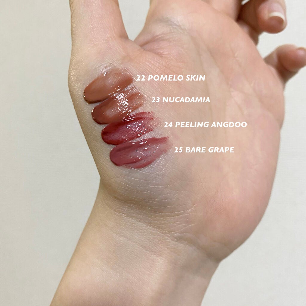 ジューシーラスティングティント/rom&nd/リップティントを使ったクチコミ(4枚目)