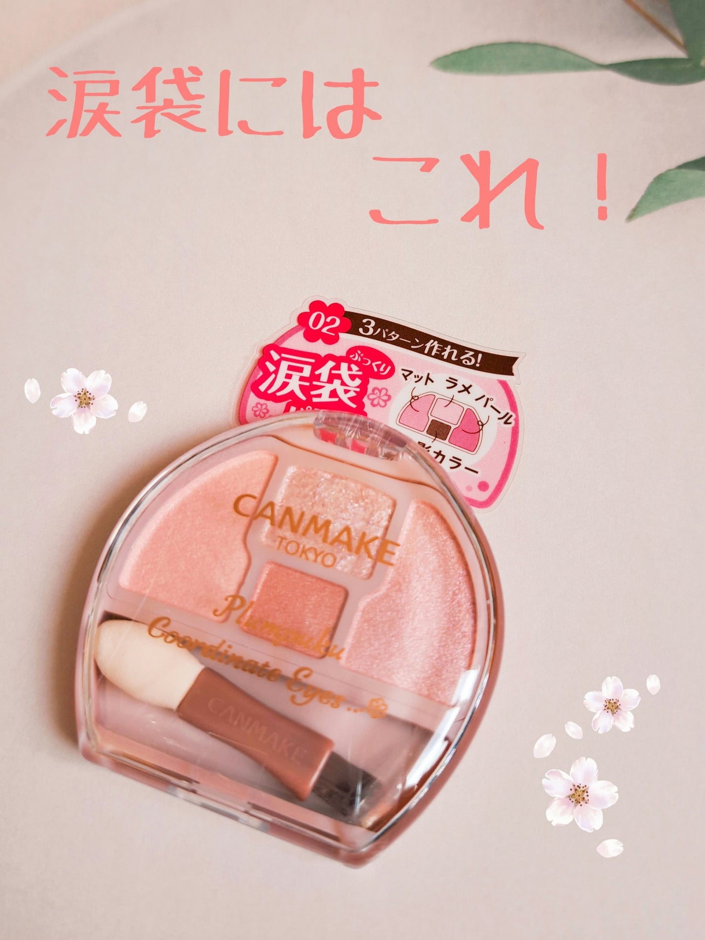 プランぷくコーデアイズ/キャンメイク/パウダーアイシャドウを使ったクチコミ(1枚目)