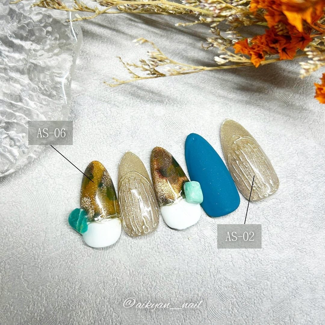 Amber Shine/ネイルスタイル/ジェルネイルを使ったクチコミ(2枚目)