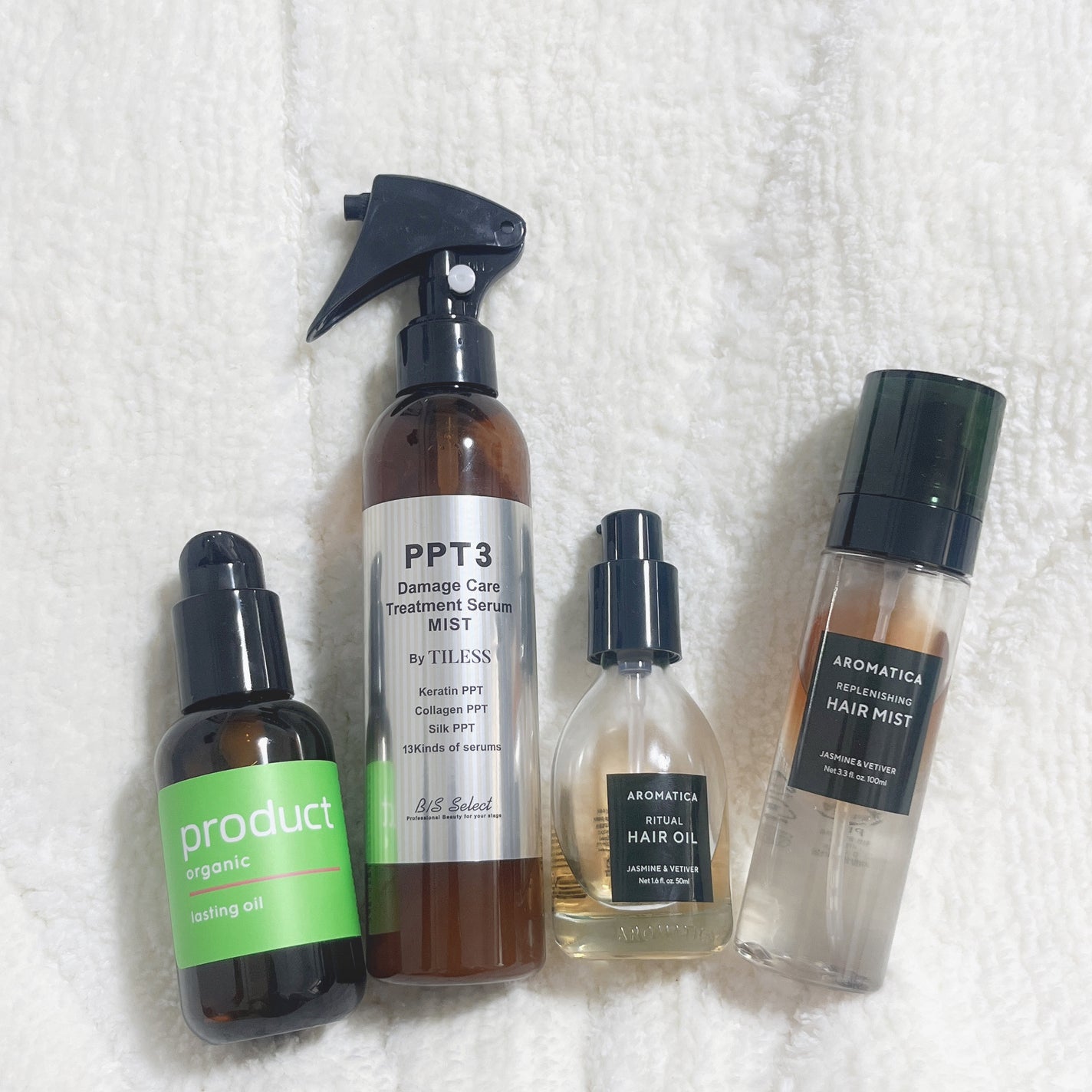 リチュアルヘアオイルジャスミン&ベチバー/AROMATICA/ヘアオイルを使ったクチコミ(3枚目)