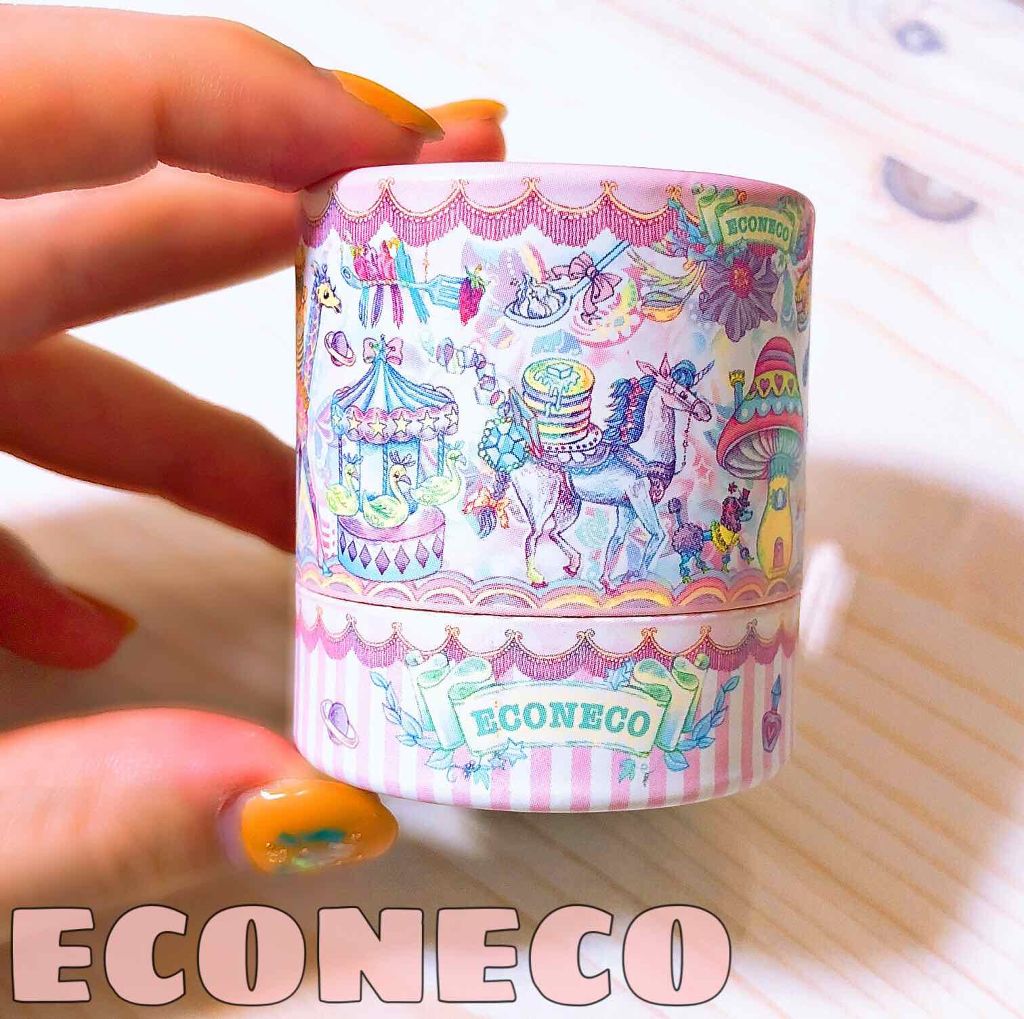 ハートボールチーク/ECONECO/パウダーチークを使ったクチコミ(1枚目)