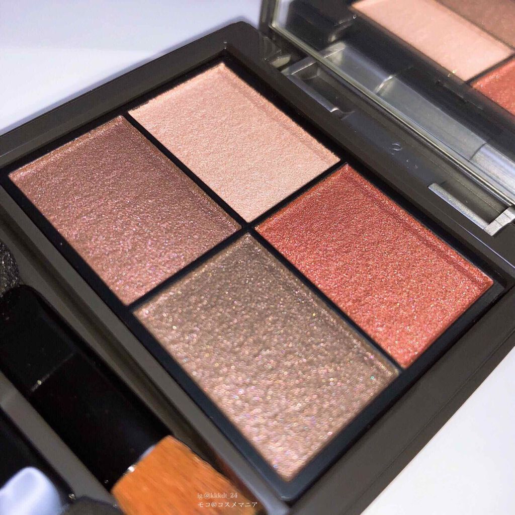 パレットアイシャドウ サンセットブラウン/＆be/アイシャドウパレットを使ったクチコミ（3枚目）
