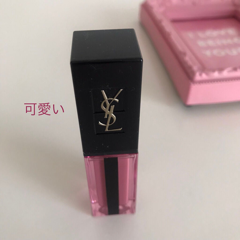 ルージュ ピュールクチュール ヴェルニ ウォーターステイン/YVES SAINT LAURENT BEAUTE/口紅を使ったクチコミ(2枚目)