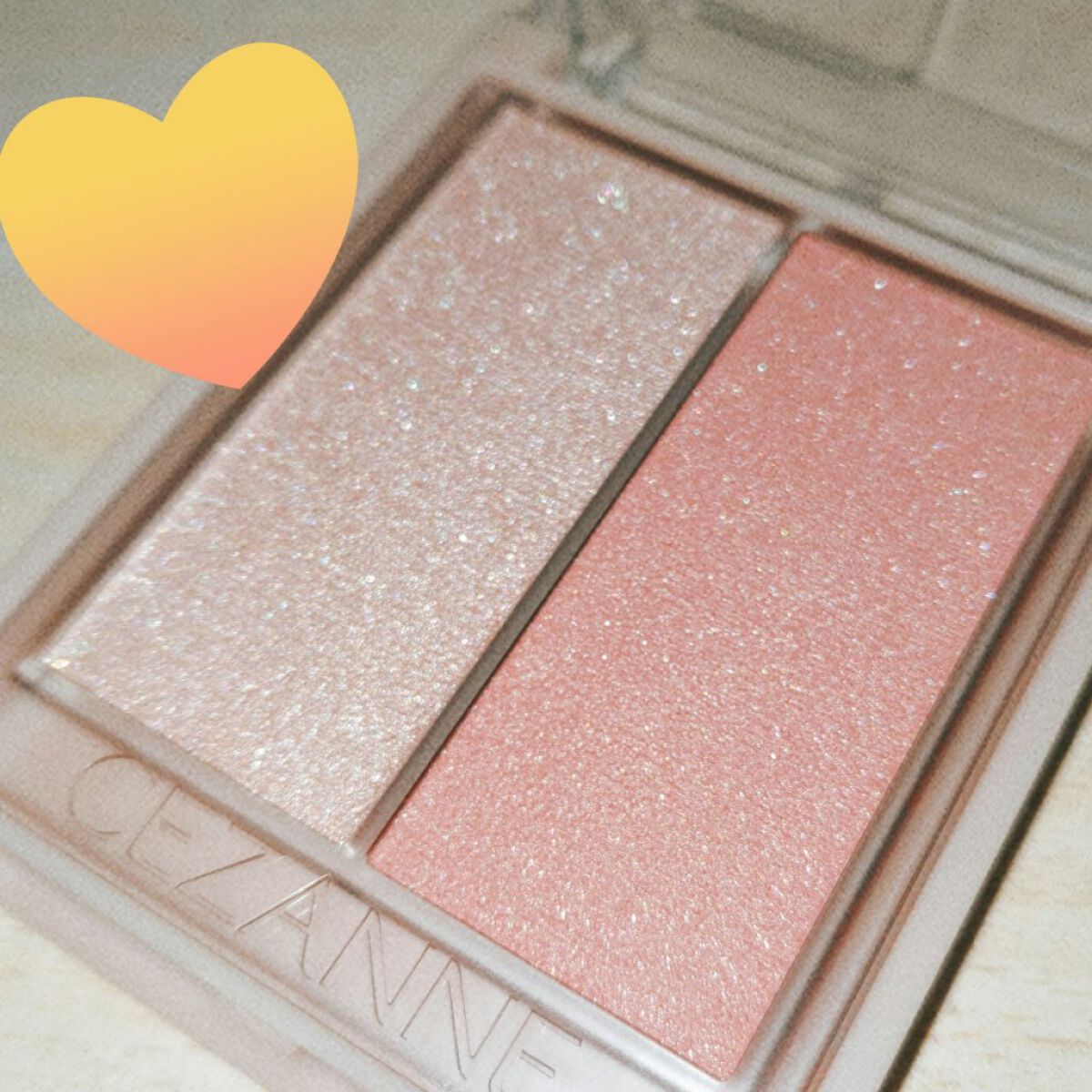 フェイスグロウカラー/CEZANNE/クリームハイライトを使ったクチコミ（1枚目）