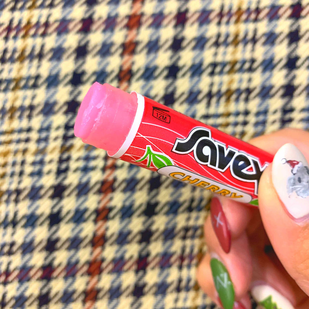 サベックス リップクリーム スティック チェリー/サベックス/リップクリームを使ったクチコミ（2枚目）