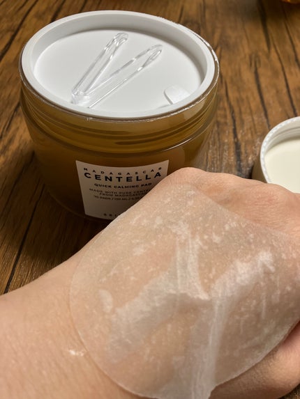 センテラ クイックカーミングパッド/SKIN1004/トナーパッドを使ったクチコミ(4枚目)