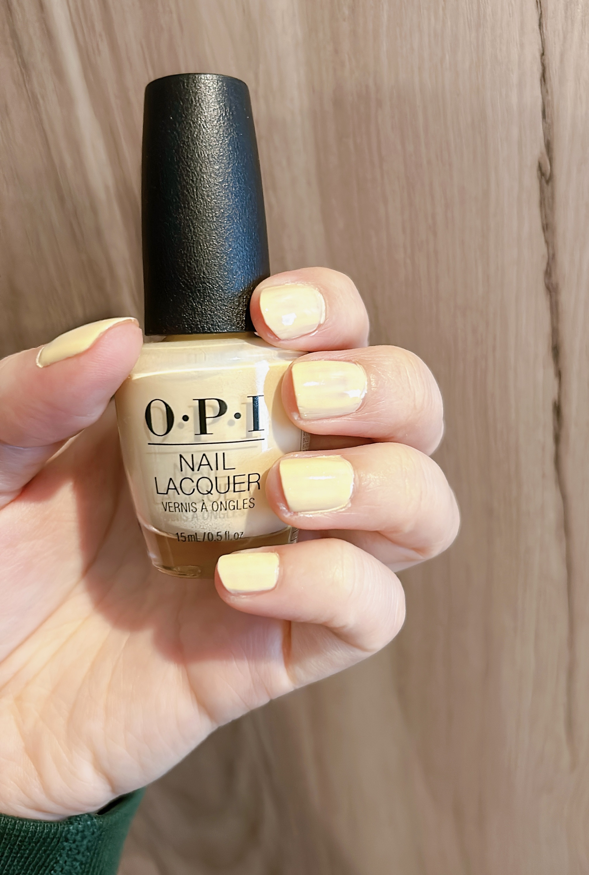 ネイルラッカー｜O・P・Iの口コミ - ミモザをミルクに溶かしたような