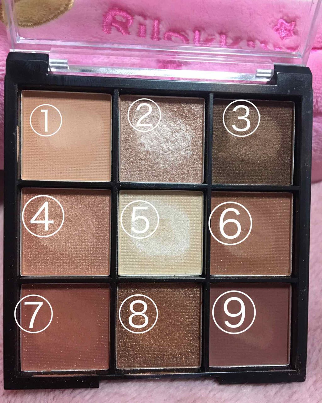 UR GLAM　BLOOMING EYE COLOR PALETTE/U R GLAM/アイシャドウパレットを使ったクチコミ（2枚目）