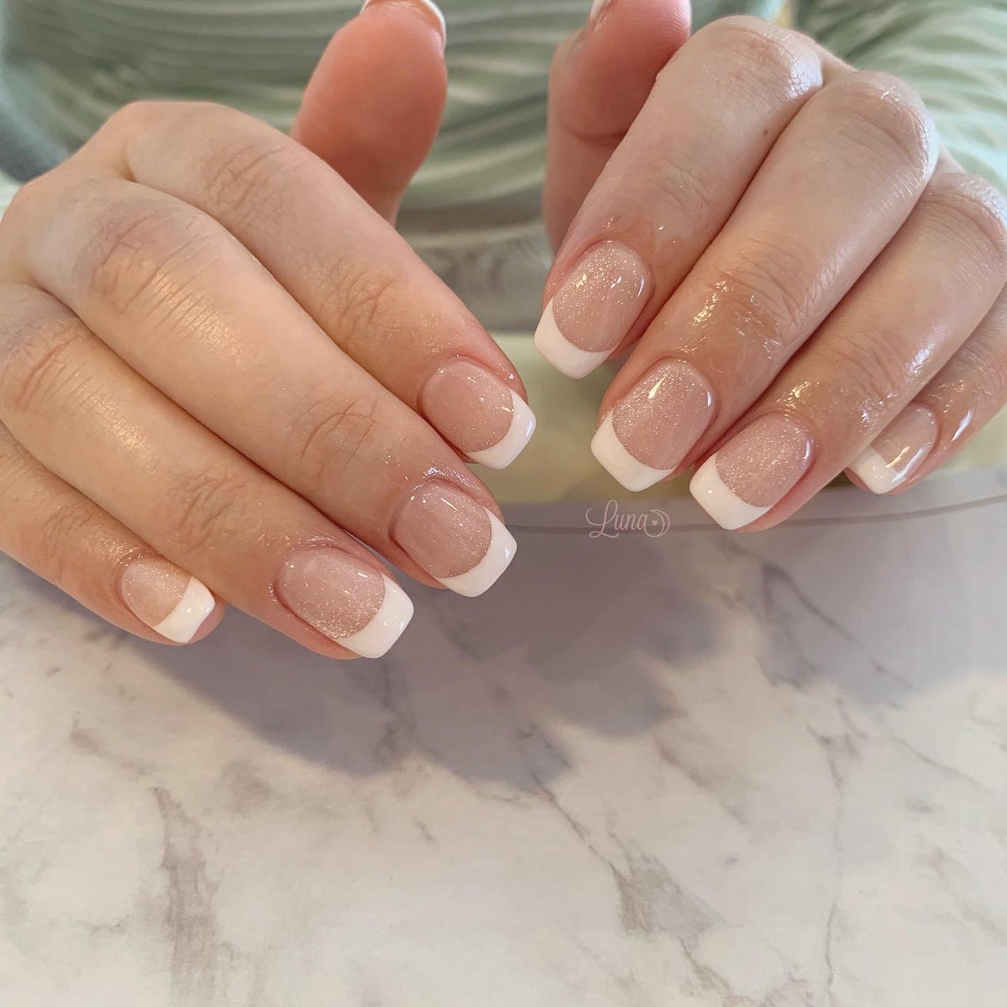 Iuna. Mizuki on LIPS 「.babypink🩰ベースはマグネットです♡#nail#nai..」(2枚目)