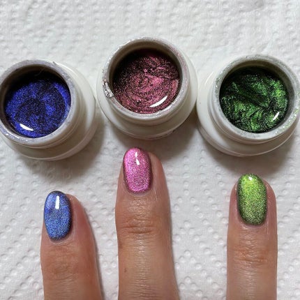 マグネットジェル/NAILTOWN/ジェルネイルを使ったクチコミ(5枚目)