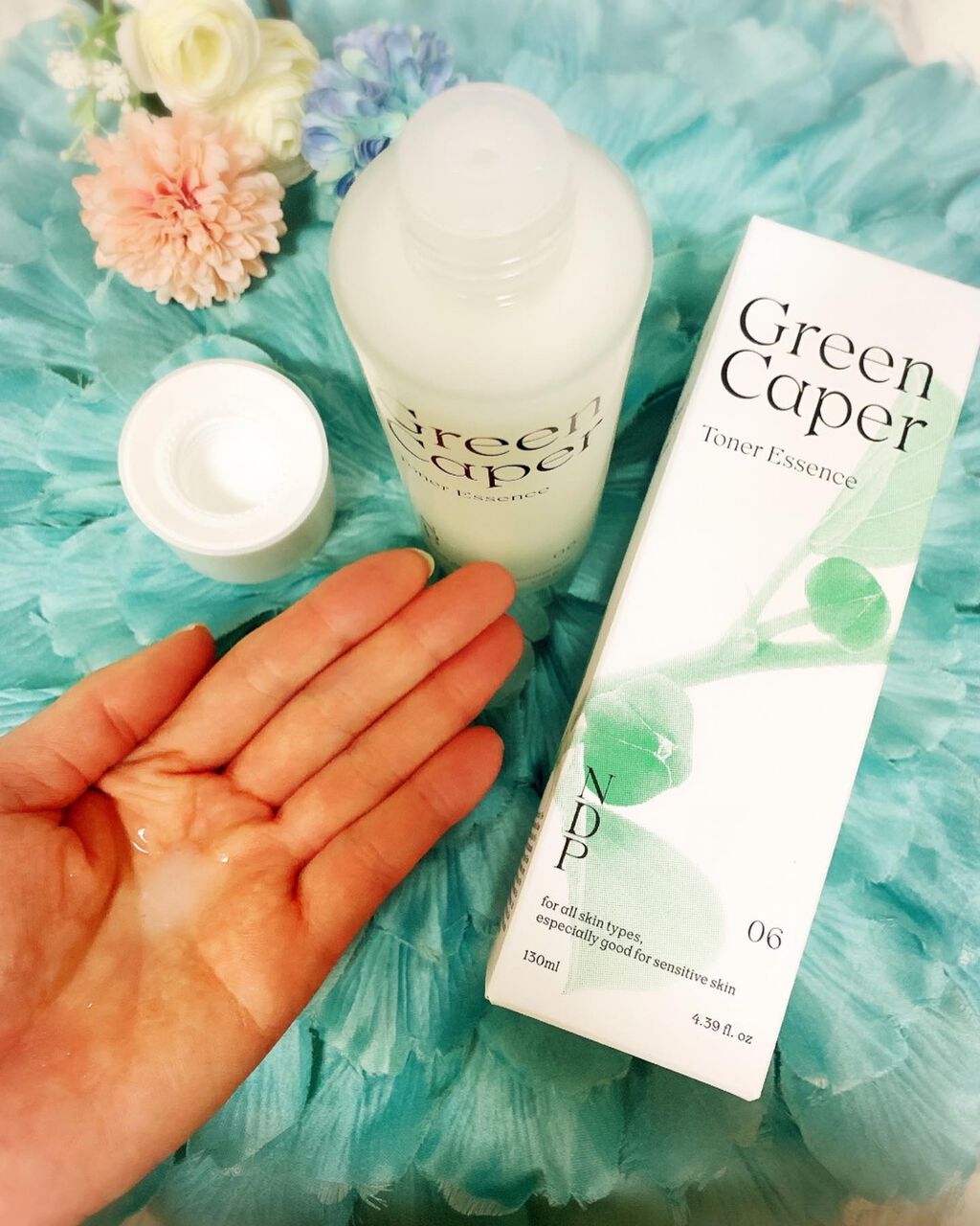 Green Caper Toner Essence/NATURAL DERMA PROJECT/化粧水を使ったクチコミ（3枚目）